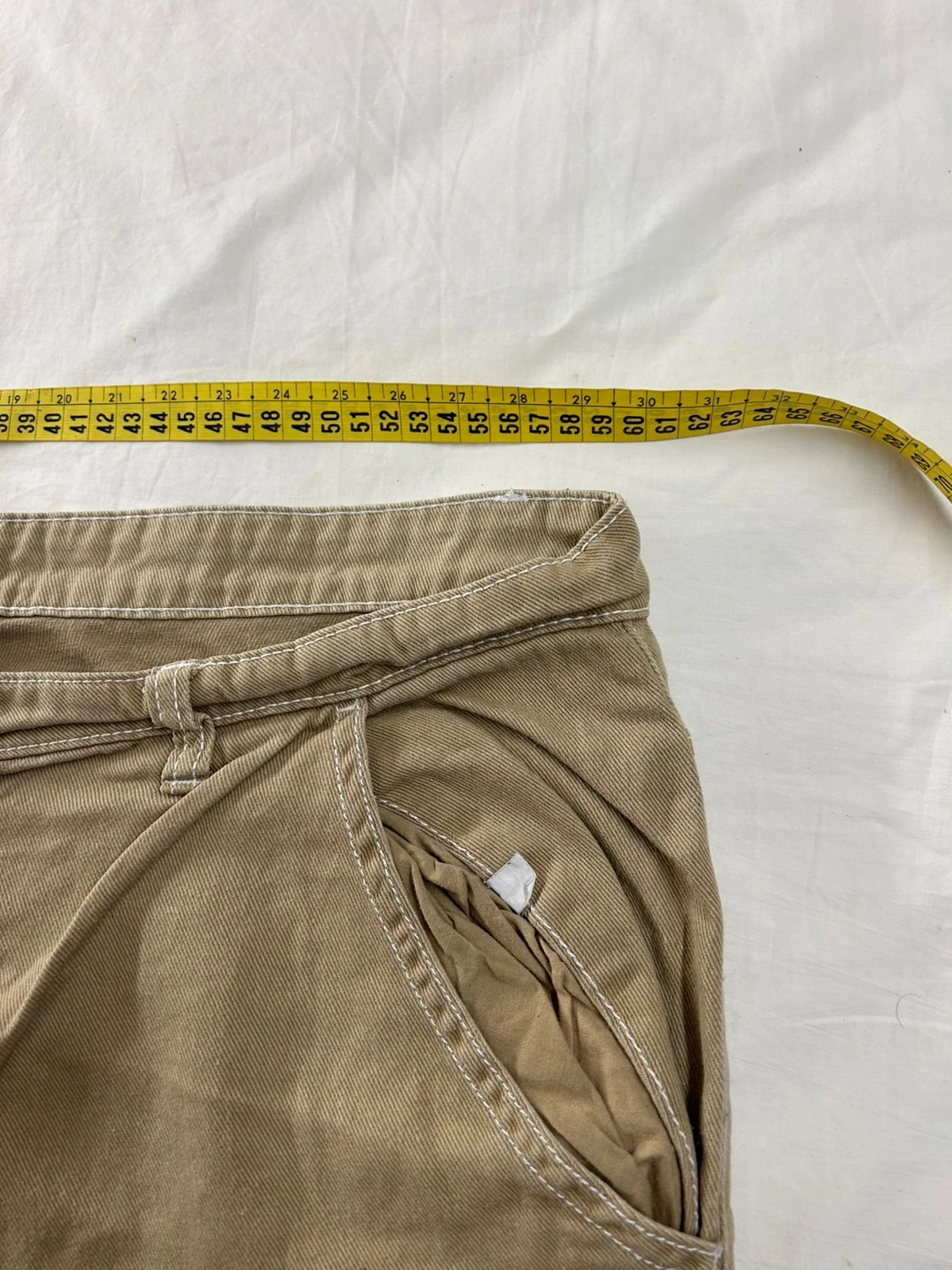 Short jeans bege H&M Divided tamanho – photo 7